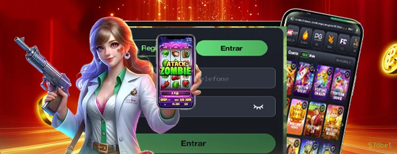Conta 578bet sincronizada site e app